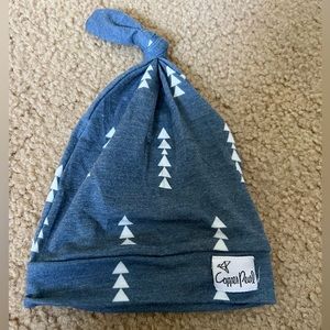 Copper Pearl Top Knot Hat